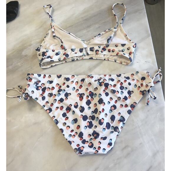 Hurley Body Cuerpo Multicolor Dot Bikini Size M/L - Picture 2 of 5